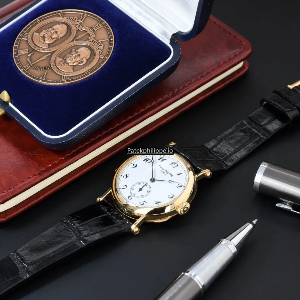 Patek Philippe Calatrava 3960j 33MM Yellow Gold Case Manual Winding