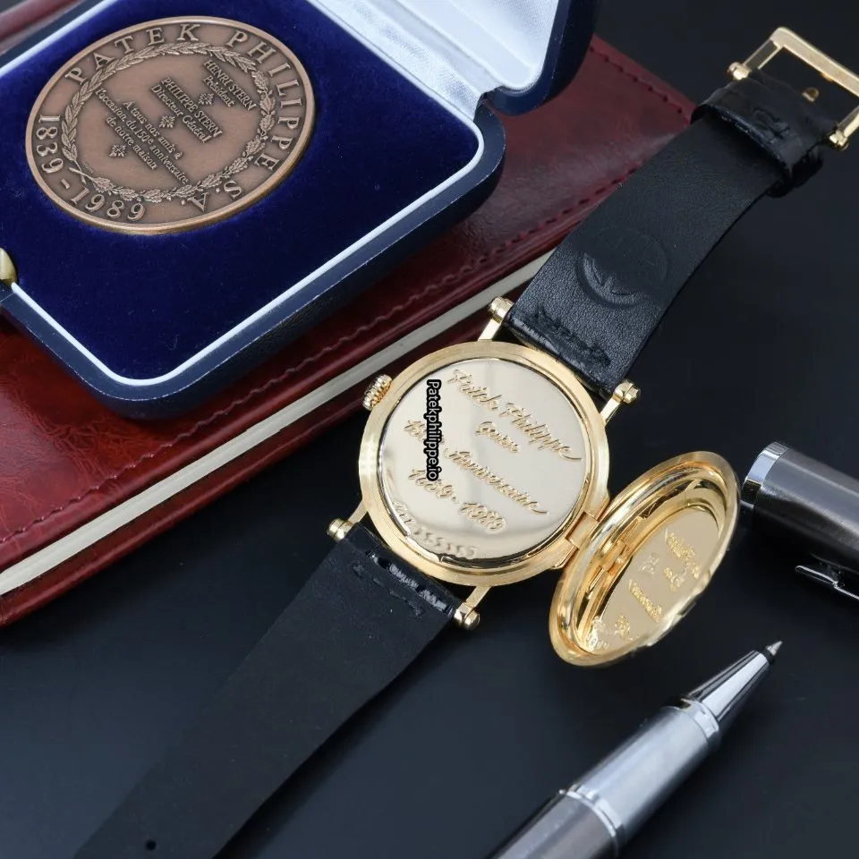 Alternative view of Patek Philippe Calatrava 3960j 33MM Yellow Gold Case Manual Winding