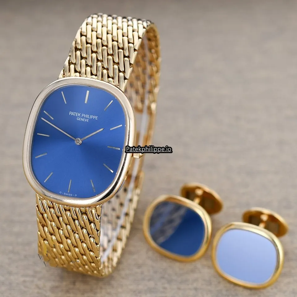 Alternative view of Patek Philippe Golden Ellipse 3738 31MM Yellow Gold Case Automatic
