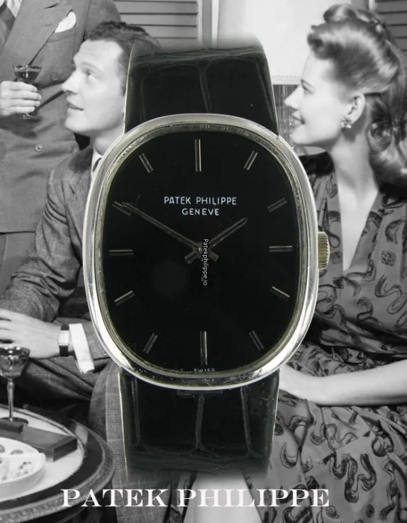 Patek Philippe Golden Ellipse 3548 32x27MM White Gold Case Manual Winding