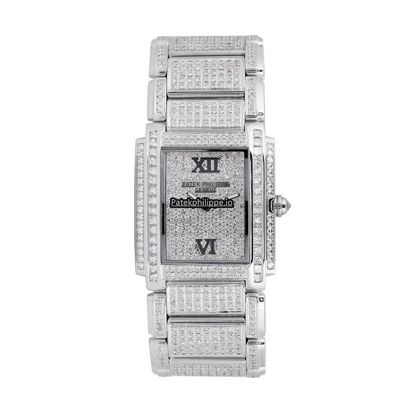 Alternative view of Patek Philippe Twenty-4 4910/20g-001 25MM White Gold Case Quartz