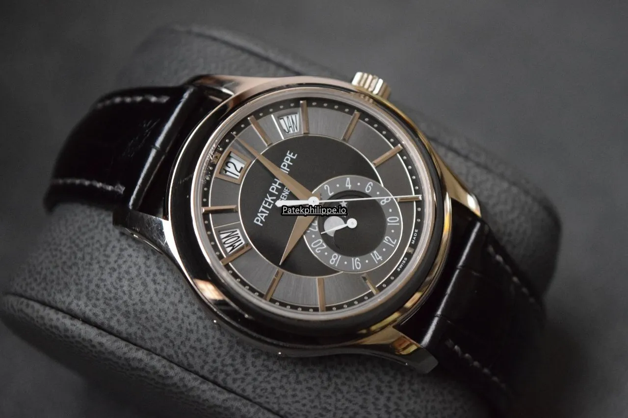 Alternative view of Patek Philippe Annual Calendar 5205g-010 40MM White Gold Case Automatic