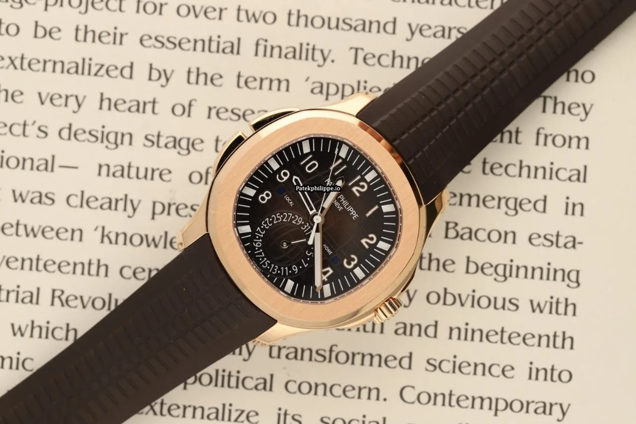 Patek Philippe Aquanaut 5164r-001 40.8MM Rose Gold Case Automatic
