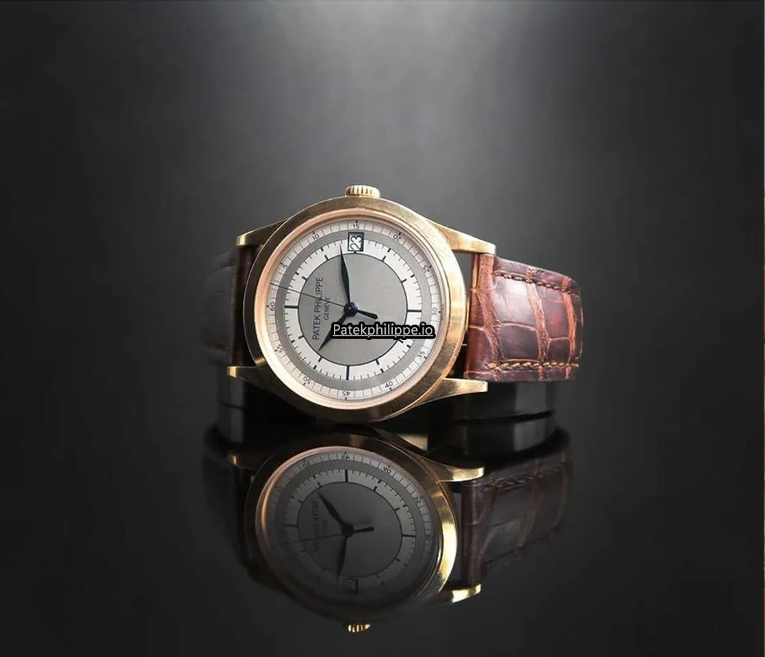 Alternative view of Patek Philippe Calatrava 5296r-001 38MM Rose Gold Case Automatic