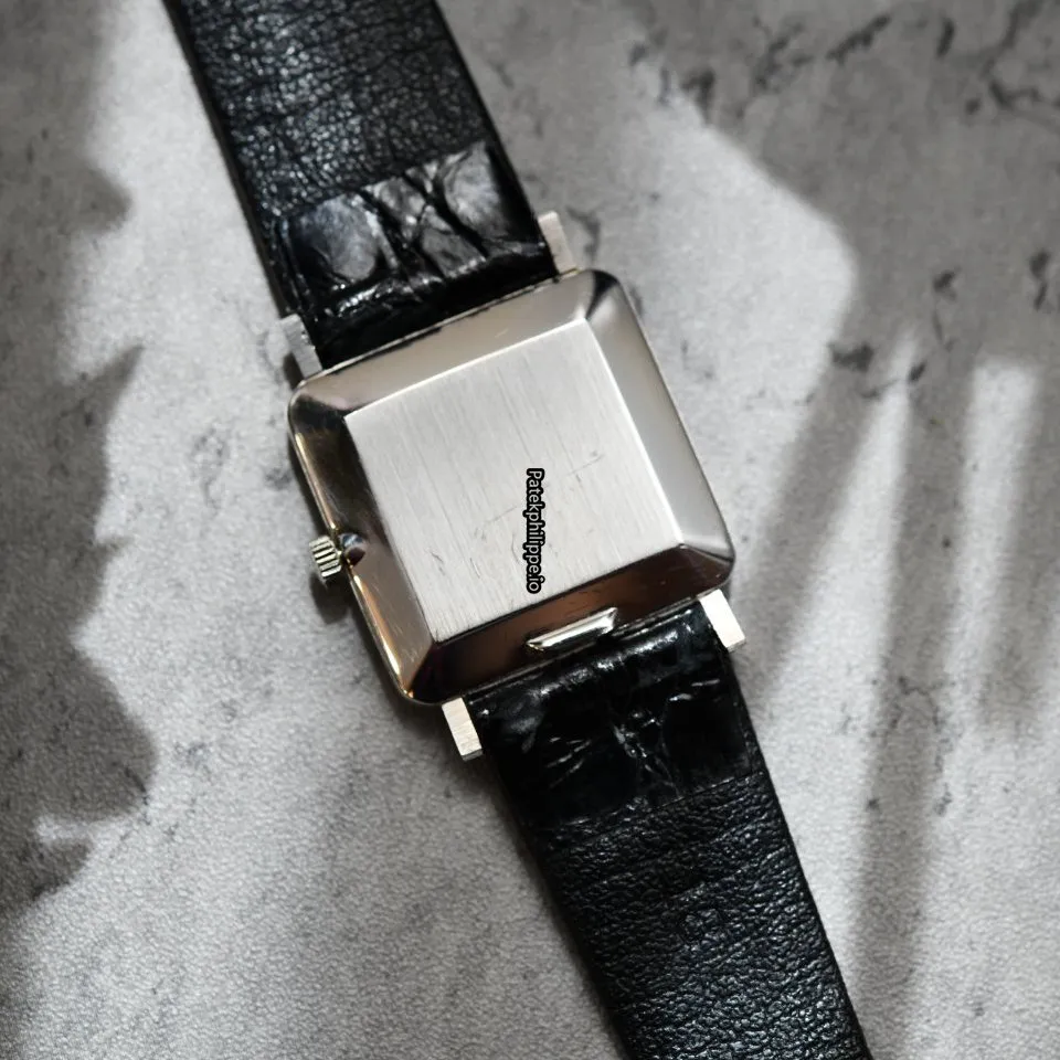 Alternative view of Patek Philippe 4183 25MM White Gold Case Manual Winding