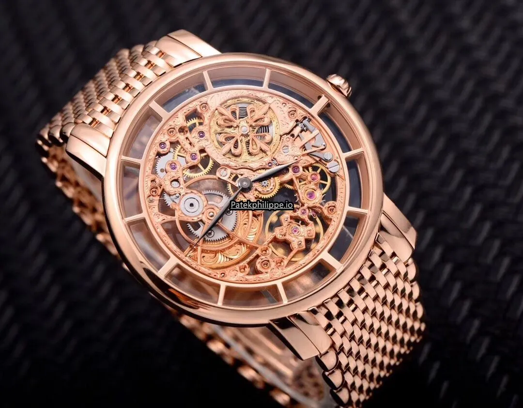 Alternative view of Patek Philippe Complications 5180/1r-001 39MM Rose Gold Case Automatic