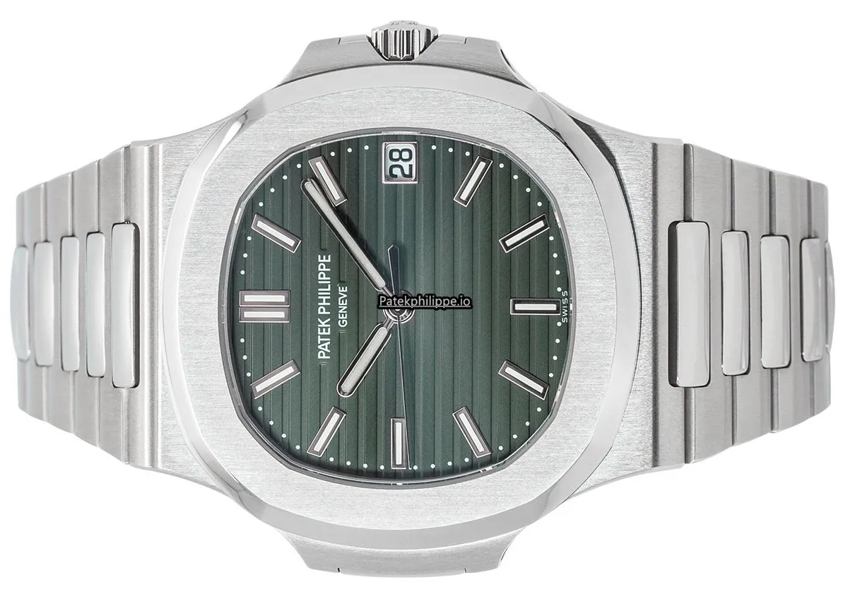 Alternative view of Patek Philippe Nautilus 5711/1a-014 40MM Steel Case Automatic