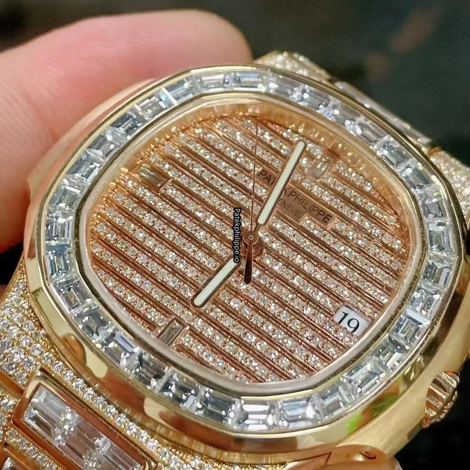 Alternative view of Patek Philippe Nautilus 5719/10r-010 40MM Rose Gold Case Automatic