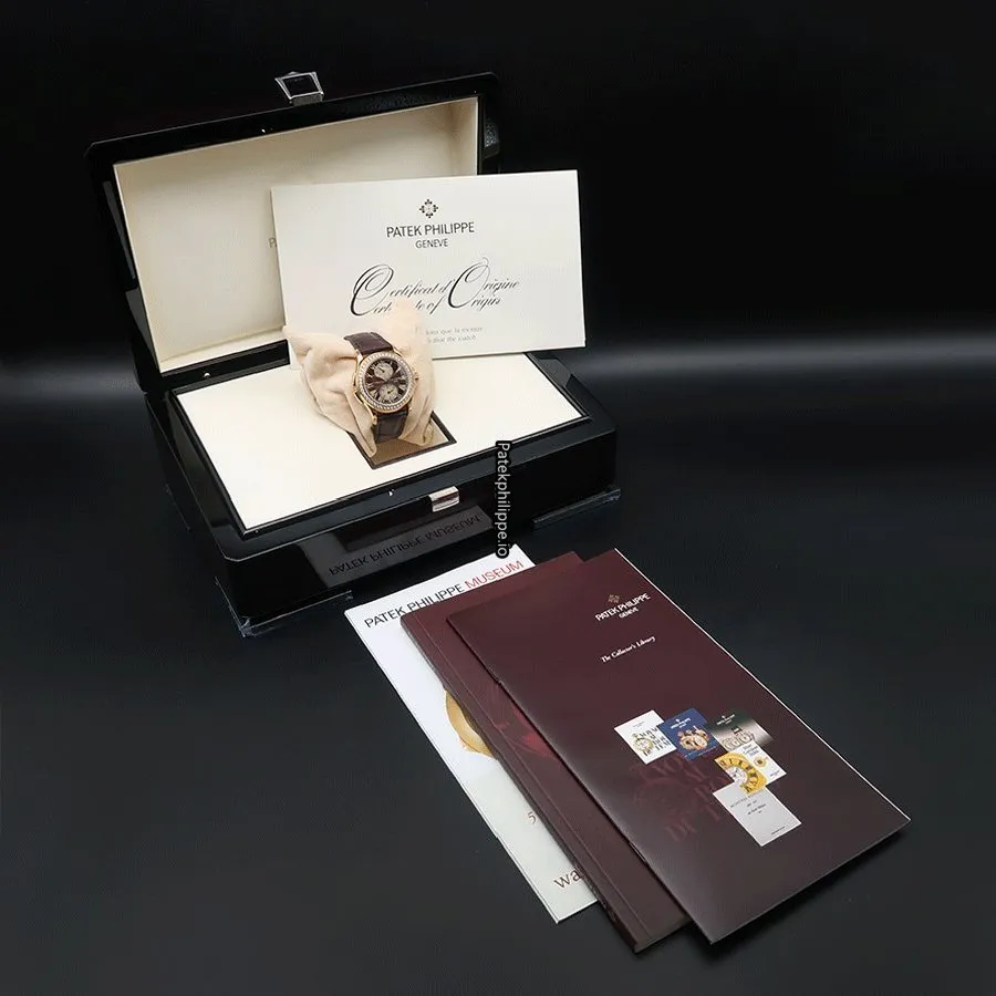 Patek Philippe Travel Time 4934r-001 35MM Rose Gold Case Manual Winding
