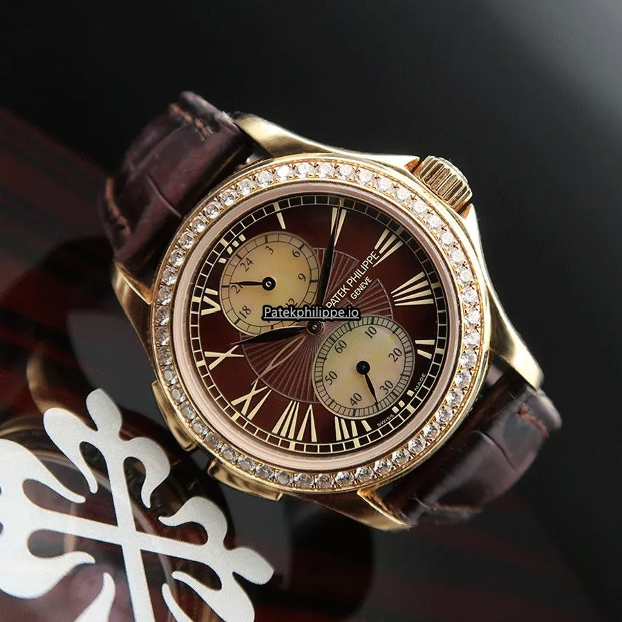 Alternative view of Patek Philippe Travel Time 4934r-001 35MM Rose Gold Case Manual Winding