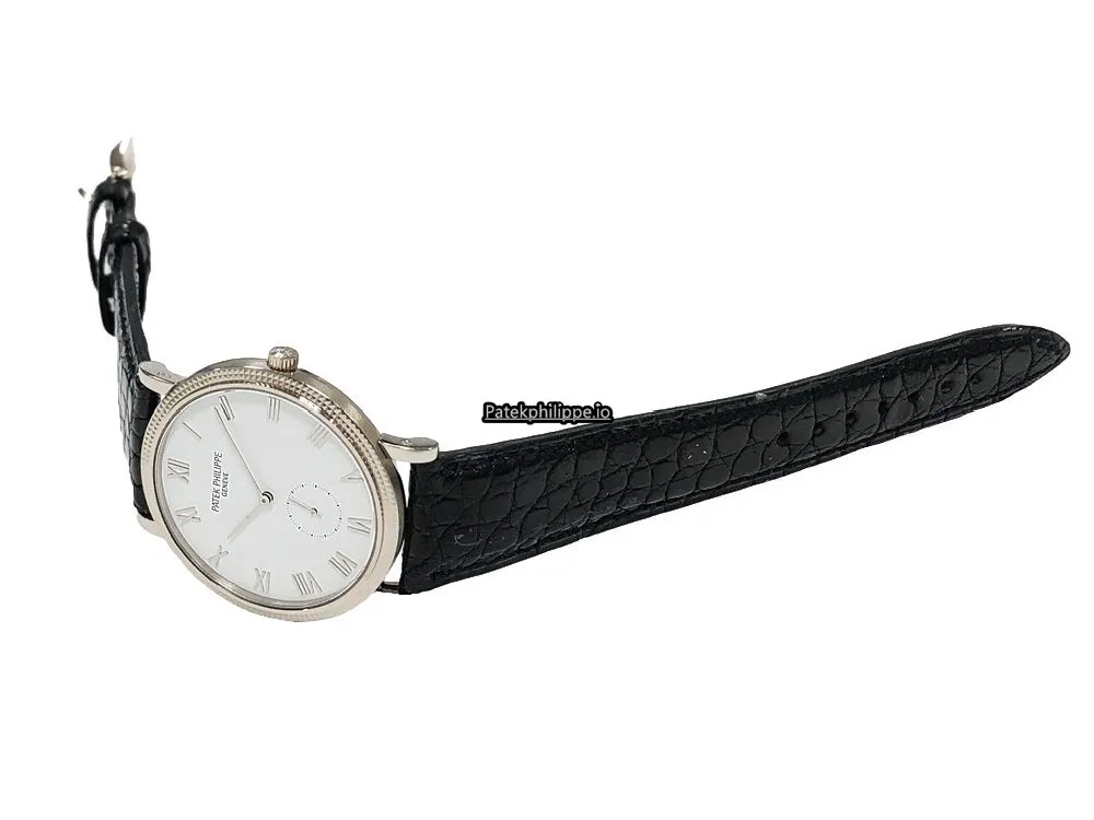 Alternative view of Patek Philippe Calatrava 3919sg-001 33MM White Gold Case Manual Winding