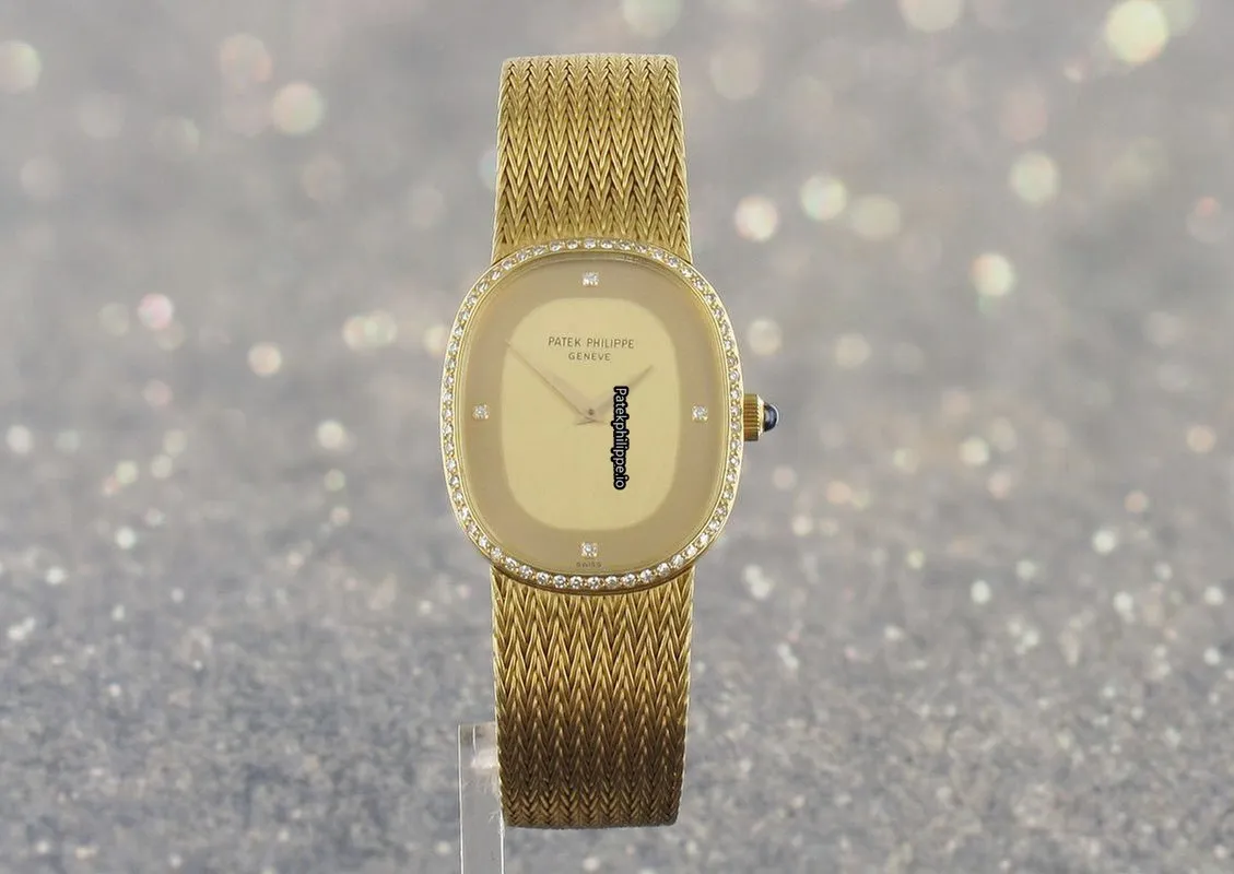 Patek Philippe Golden Ellipse Apr-49 27MM Yellow Gold Case Manual Winding