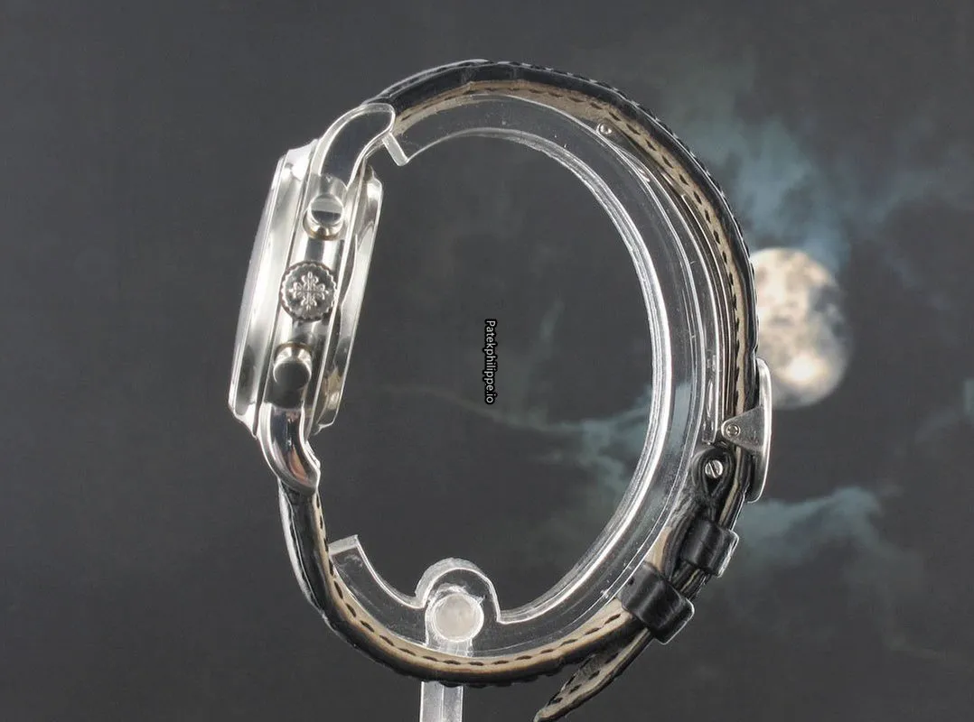 Alternative view of Patek Philippe Perpetual Calendar 3970e 35MM Platinum Case Manual Winding