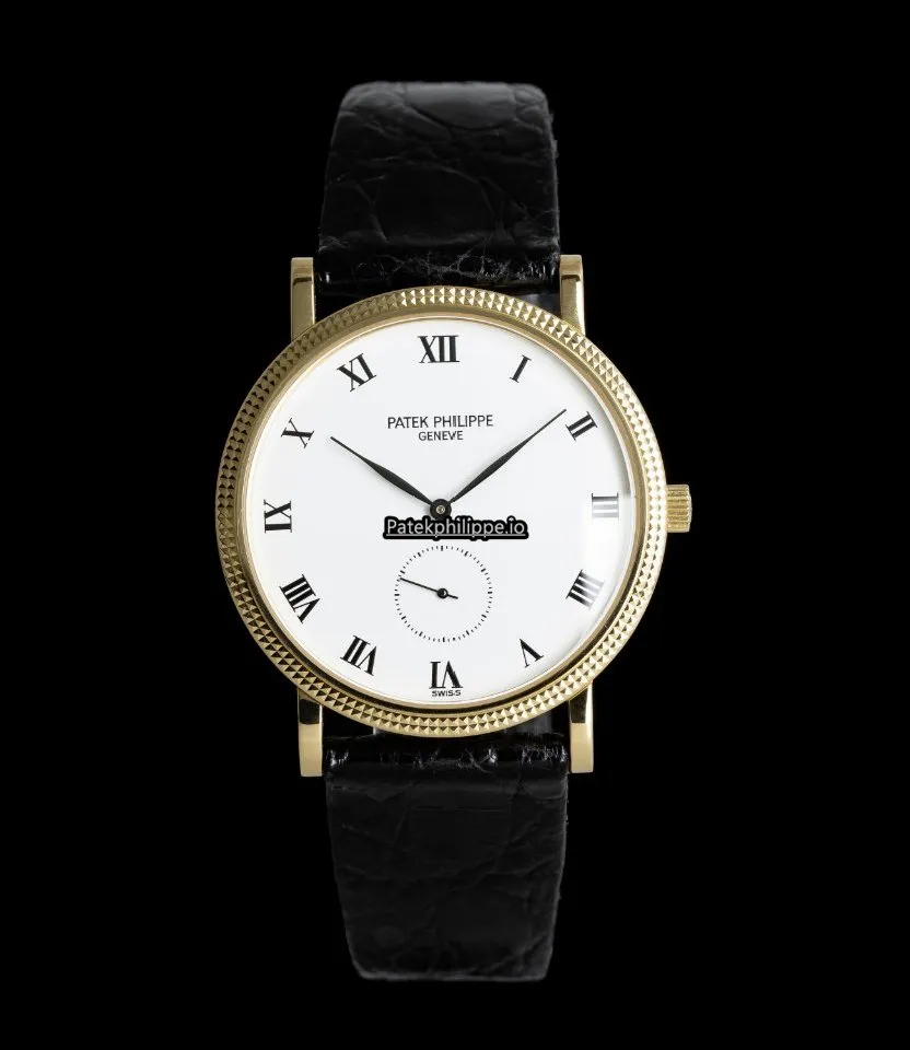 Patek Philippe Calatrava 3919 33MM Yellow Gold Case Manual Winding