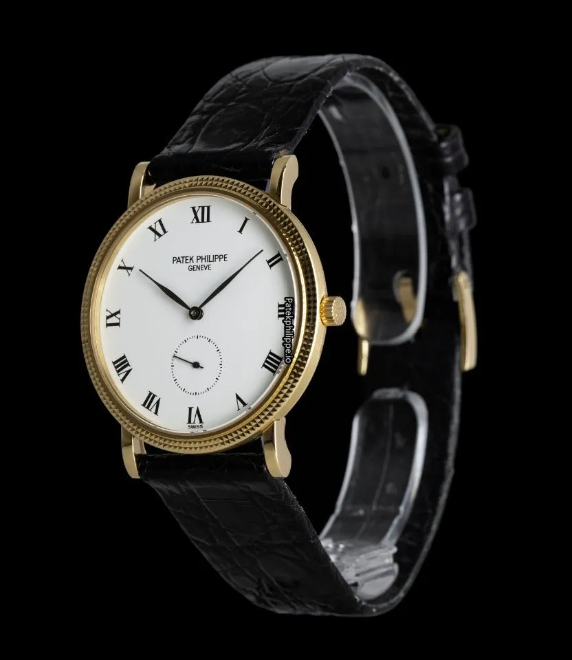 Alternative view of Patek Philippe Calatrava 3919 33MM Yellow Gold Case Manual Winding