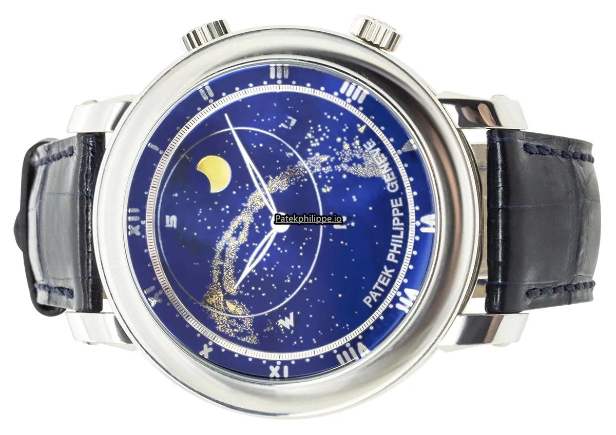 Alternative view of Patek Philippe Celestial 5102-g 43MM White Gold Case Automatic
