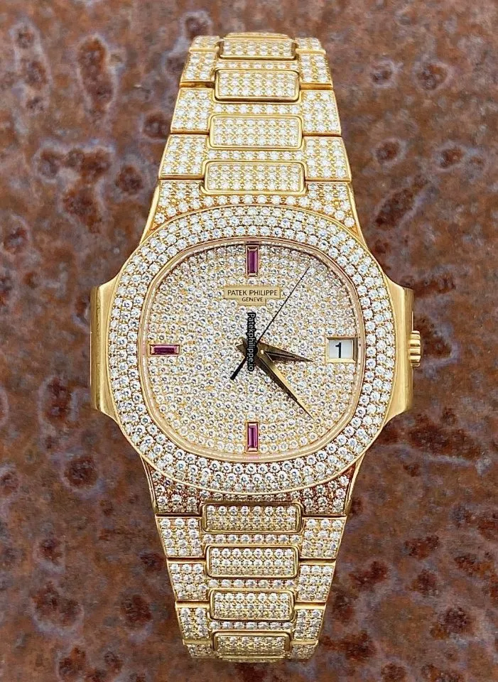 Alternative view of Patek Philippe Nautilus 3800 / 108 37MM Yellow Gold Case Automatic