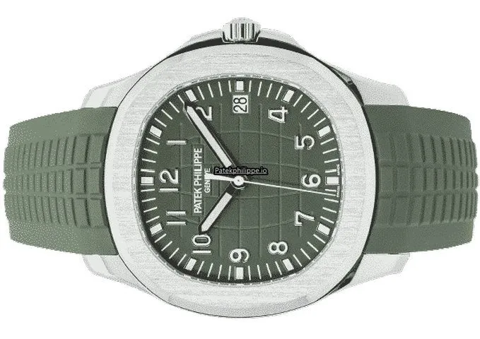 Alternative view of Patek Philippe Aquanaut 5168g-010 42MM White Gold Case Automatic