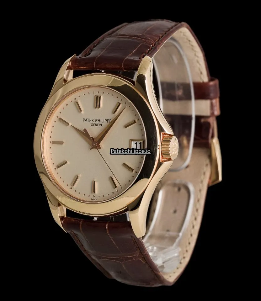 Alternative view of Patek Philippe Calatrava 5107r 37MM Rose Gold Case Automatic