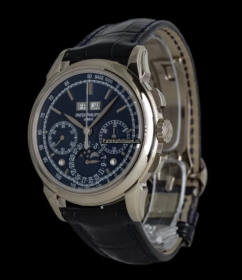 Alternative view of Patek Philippe Perpetual Calendar 5270g 41MM White Gold Case Manual Winding