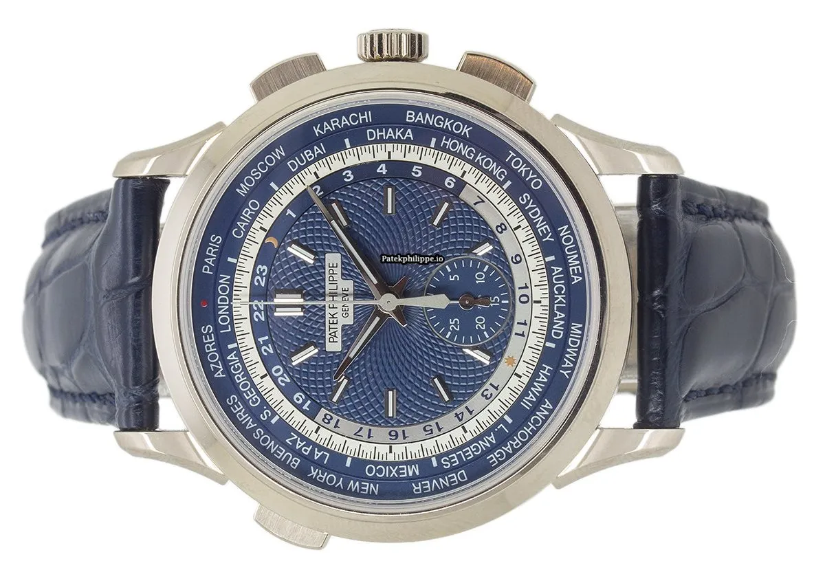 Alternative view of Patek Philippe Complications Chronograph 5930g-001 40MM White Gold Case Automatic Movement