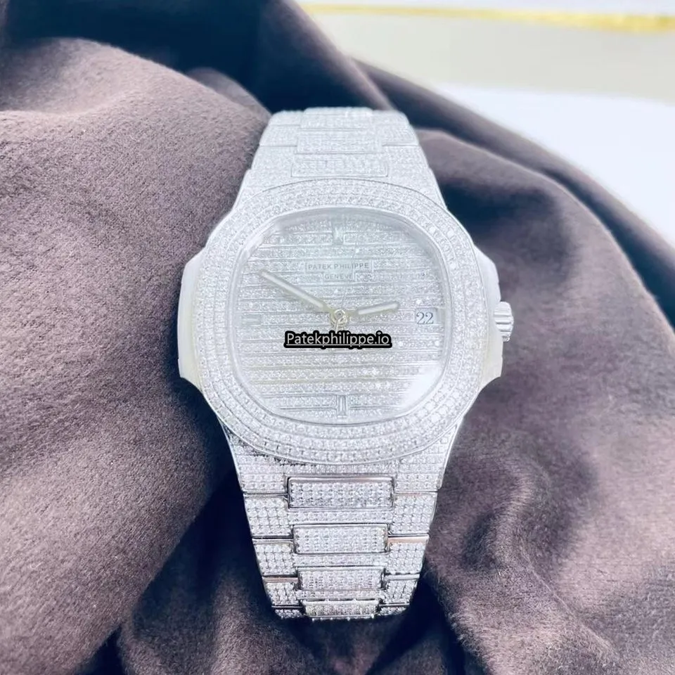 Alternative view of Patek Philippe Nautilus 5719/1g-001 40MM White Gold Case Automatic