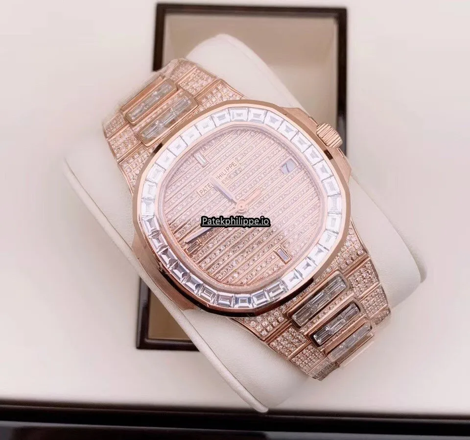 Alternative view of Patek Philippe Nautilus 5711 40MM Rose Gold Case Automatic