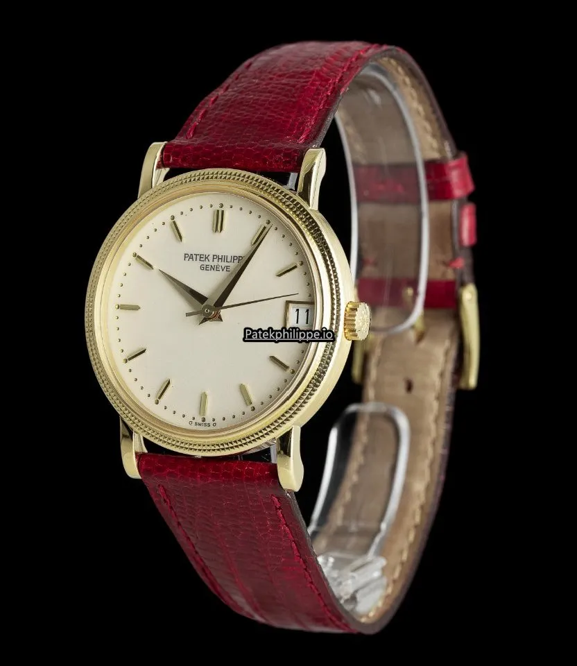 Alternative view of Patek Philippe Calatrava 3802 33MM Yellow Gold Case Automatic