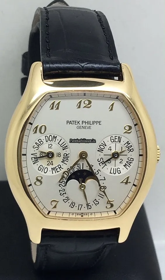 Patek Philippe Perpetual Calendar 5040j 35MM Yellow Gold Case Automatic
