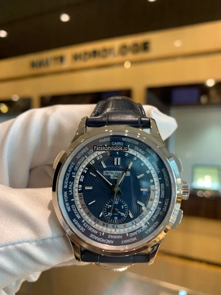 Patek Philippe Complications Chronograph 5930g-010 39.5MM White Gold Case Automatic Movement