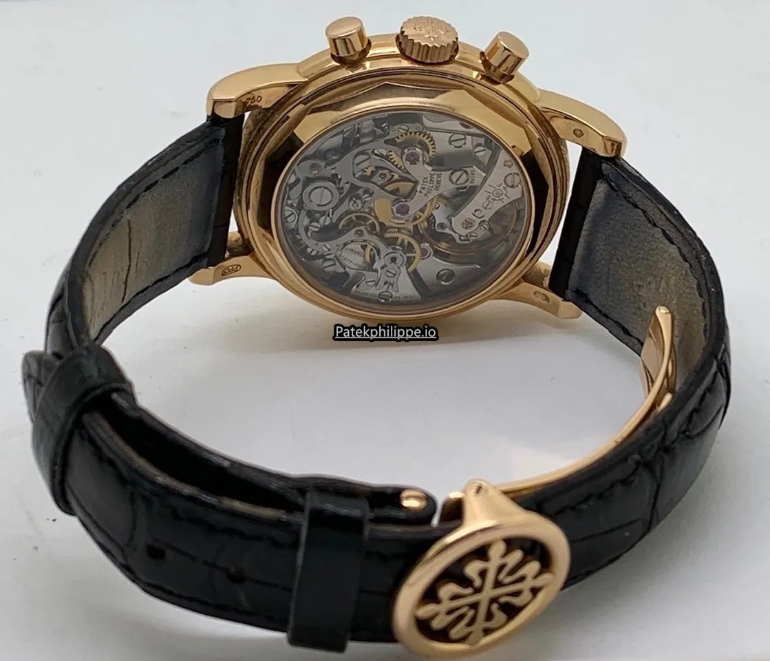 Alternative view of Patek Philippe Perpetual Calendar 3970 Er 37MM Rose Gold Case Manual Winding
