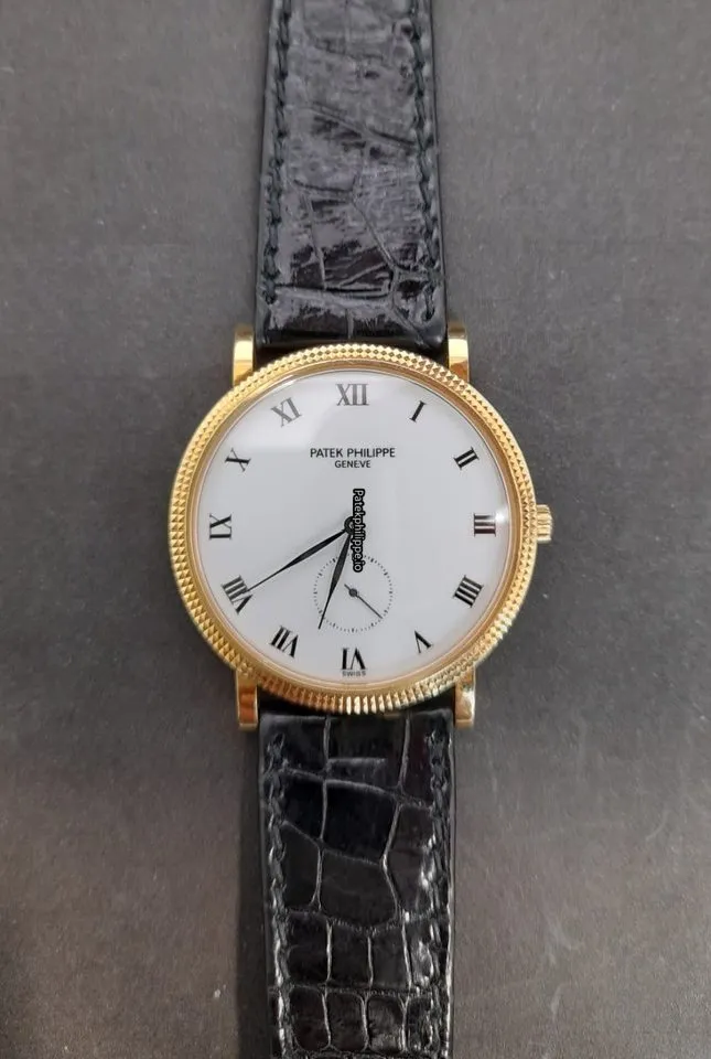 Alternative view of Patek Philippe Calatrava 3919 33MM Yellow Gold Case Manual Winding
