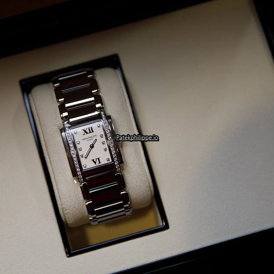 Patek Philippe Twenty-4 4910/10a-011 25x30MM Steel Case Quartz