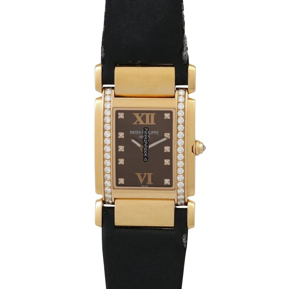 Patek Philippe Twenty-4 4920r-001 30MM Rose Gold Case Quartz