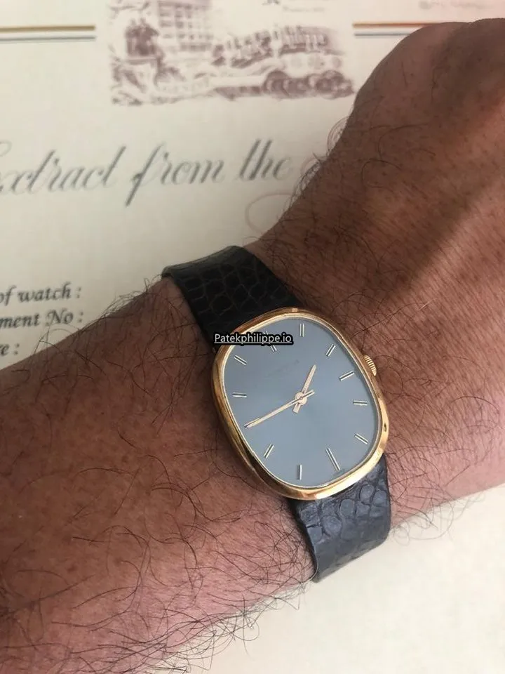 Alternative view of Patek Philippe Golden Ellipse 3548 27x32MM Yellow Gold Case Manual Winding