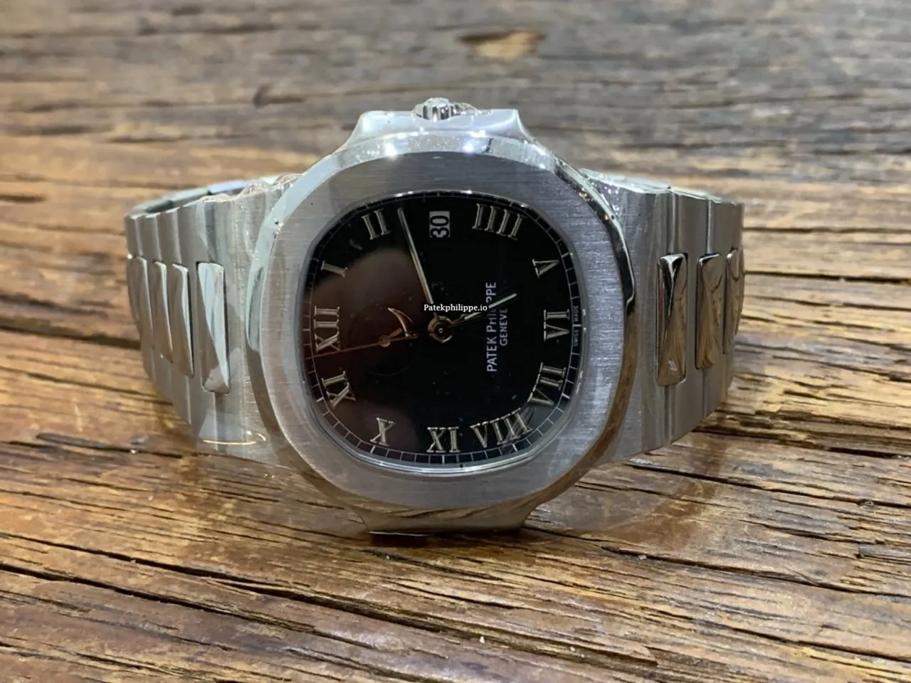 Alternative view of Patek Philippe Nautilus 3710/1a-001 42MM Steel Case Automatic