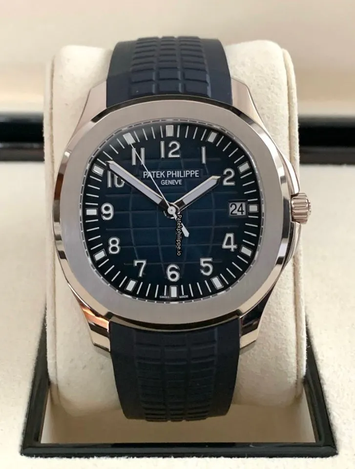 Alternative view of Patek Philippe Aquanaut 5168g-001 42.2MM White Gold Case Automatic