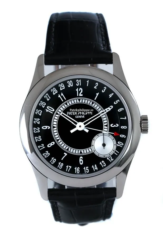 Patek Philippe Calatrava 6006g-001 39MM White Gold Case Automatic