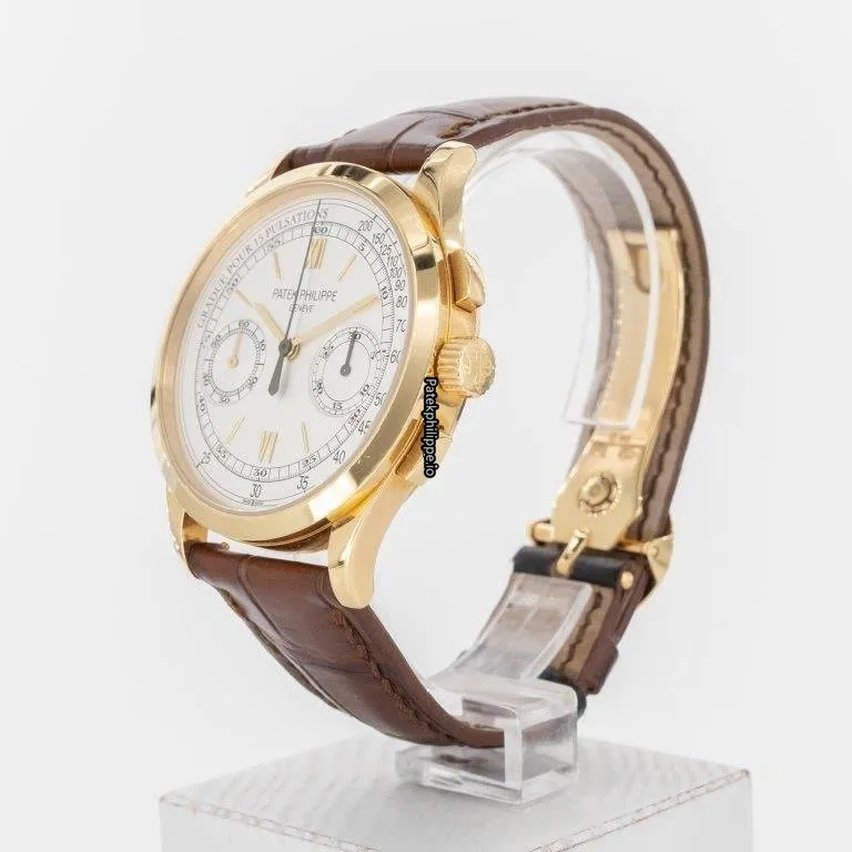 Alternative view of Patek Philippe Chronograph 5170j-001 39MM Yellow Gold Case Manual Winding