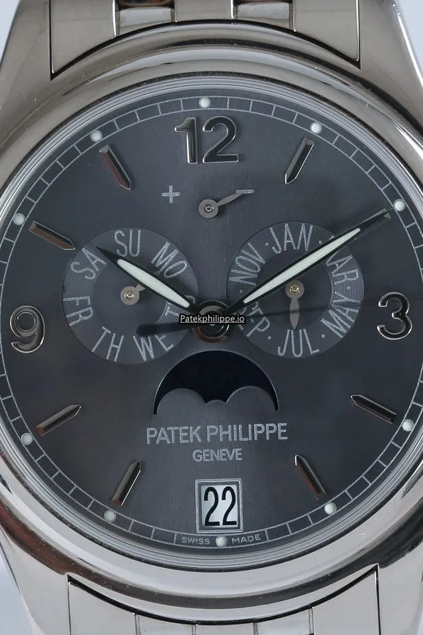 Alternative view of Patek Philippe Annual Calendar 5146/1g-010 39MM White Gold Case Automatic
