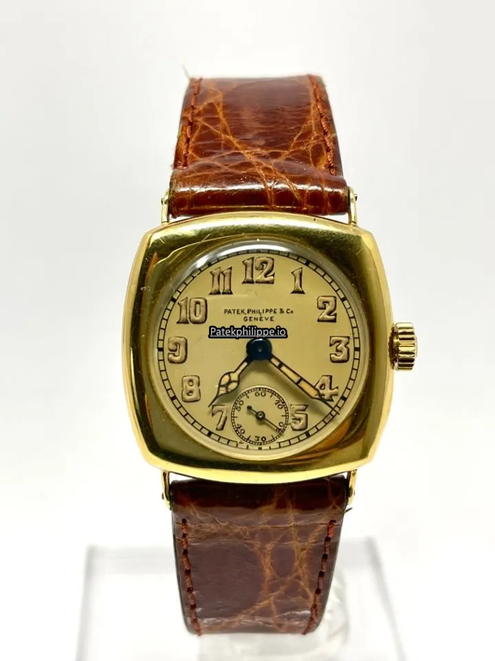 Alternative view of Patek Philippe 30,5MM Yellow Gold Case Manual Winding