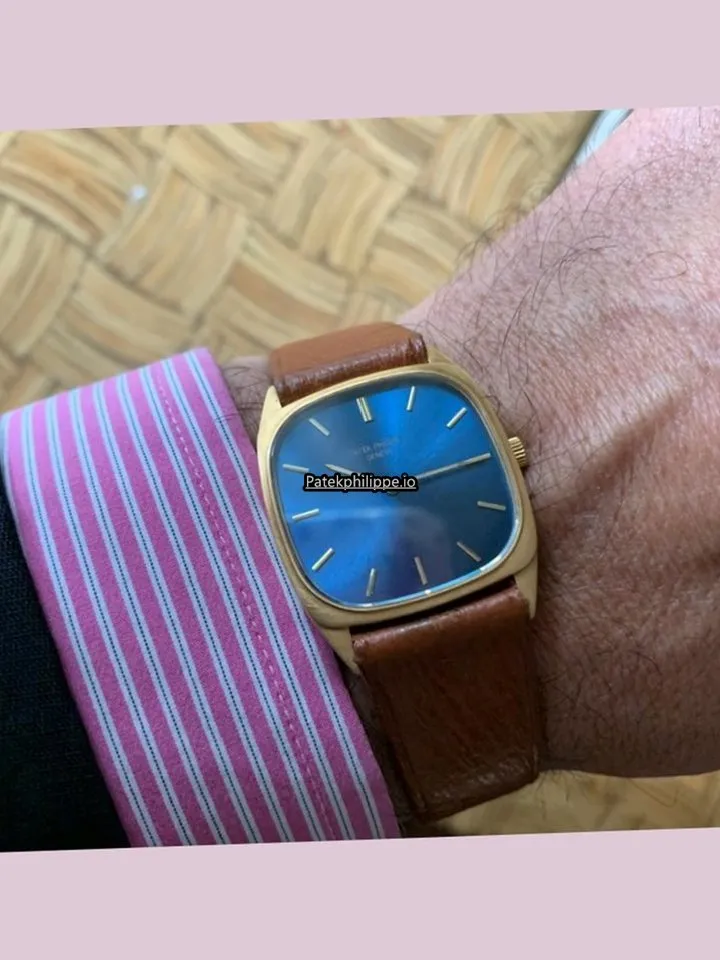 Alternative view of Patek Philippe Golden Ellipse 3566 28MM Yellow Gold Case Manual Winding