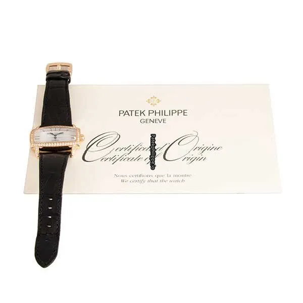 Alternative view of Patek Philippe Gondolo 4981r-001 37.2x22.4MM Rose Gold Case Quartz