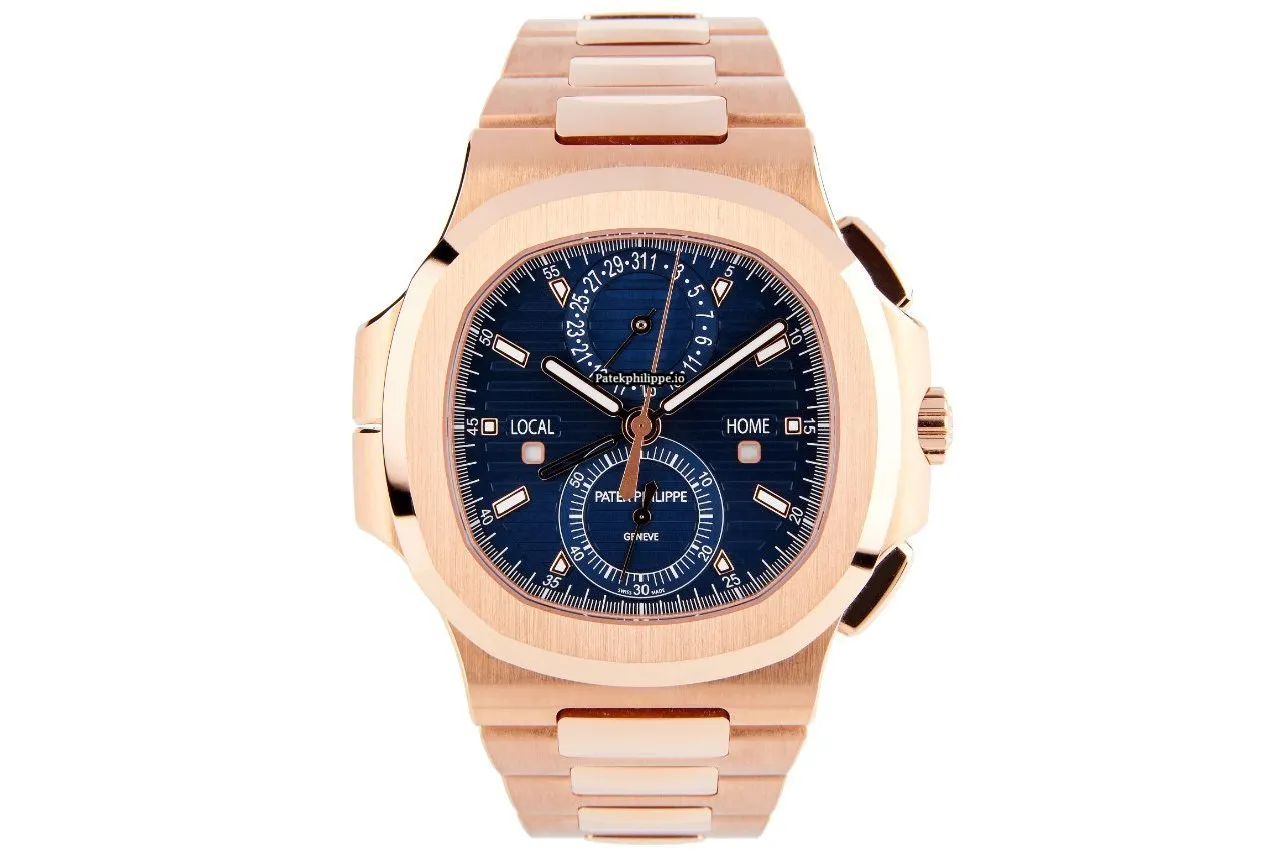 Alternative view of Patek Philippe Nautilus 5990/1r-001 40.5MM Rose Gold Case Automatic