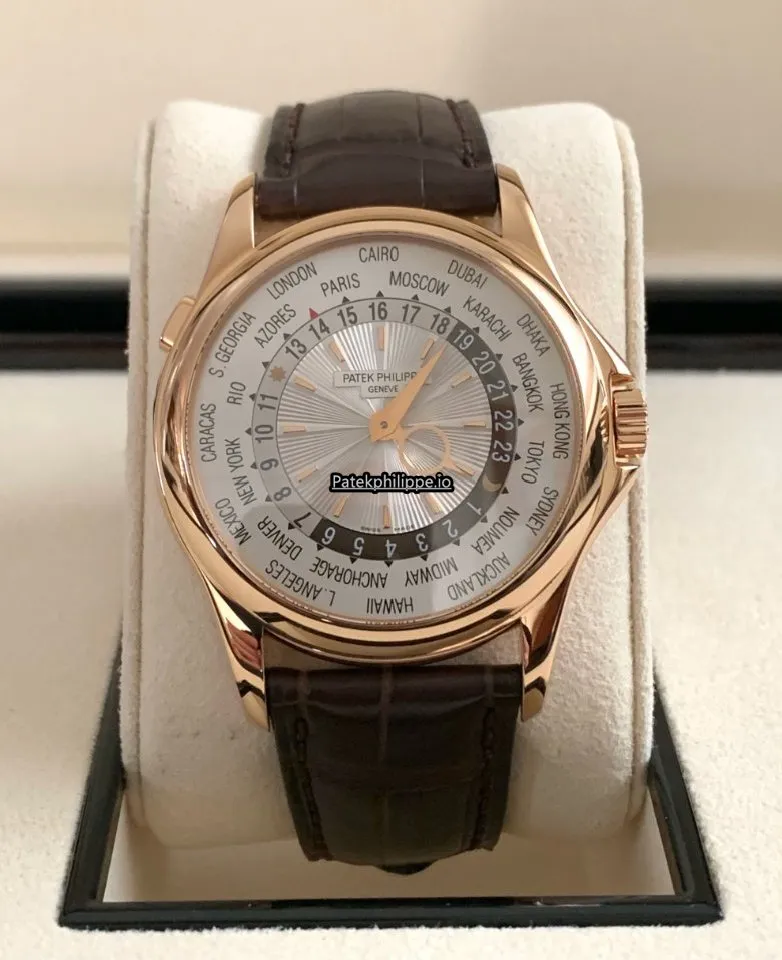 Alternative view of Patek Philippe Complications 5130r-001 39.5MM Rose Gold Case Automatic Movement