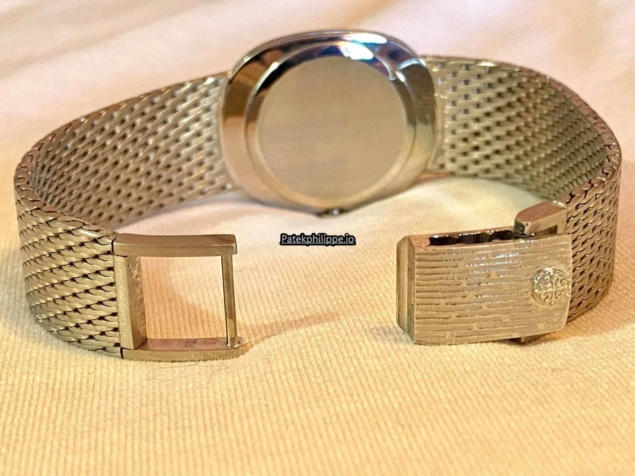 Alternative view of Patek Philippe Golden Ellipse 3748 27.1x32.15MM White Gold Case Manual Winding