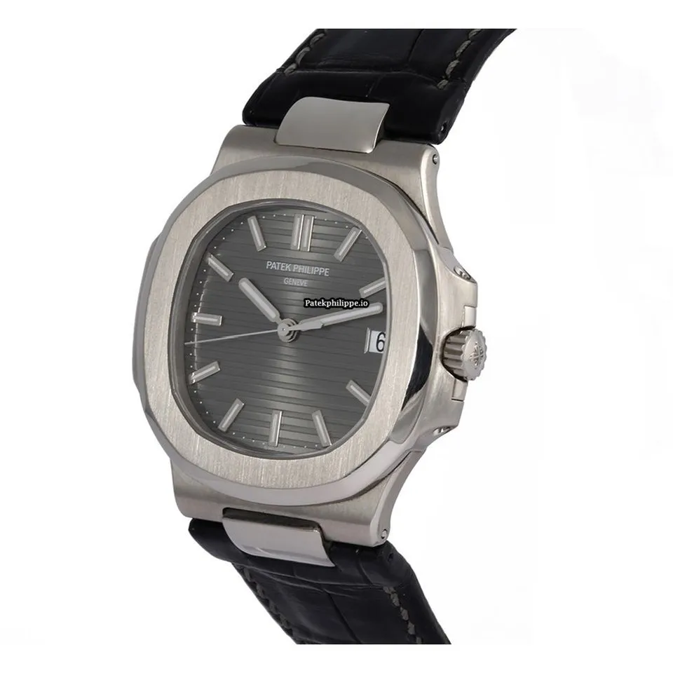 Alternative view of Patek Philippe Nautilus 5711g-001 40MM White Gold Case Automatic