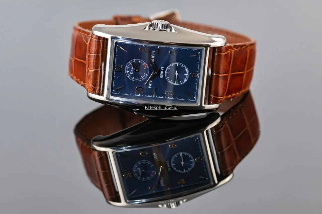 Alternative view of Patek Philippe Gondolo 5100g-001 34MM White Gold Case Manual Winding
