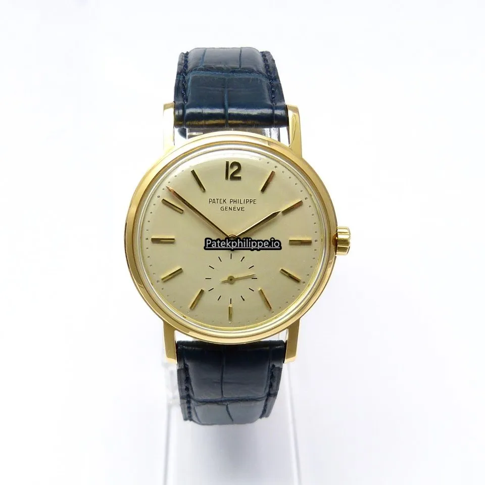 Alternative view of Patek Philippe Calatrava 3435 34MM Yellow Gold Case Automatic