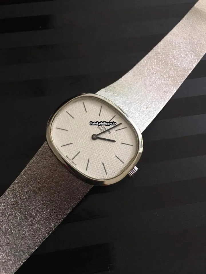 Patek Philippe Golden Ellipse 3548 32MM White Gold Case Manual Winding